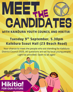 Meet the Candidates with KYC and Hikitia! Meet the Candidates with KYC and Hikitia!